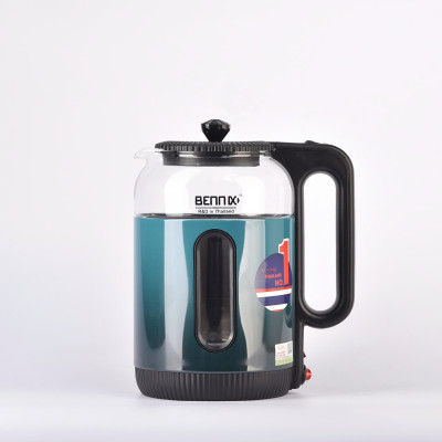 Bình Đun Siêu Tốc Ủ Ấm 2 Lớp Cách Nhiệt Bằng Thuỷ Tinh Bennix BN-6116EK Dung Tích 2L Công Suất 1500W- Hàng Chính Hãng