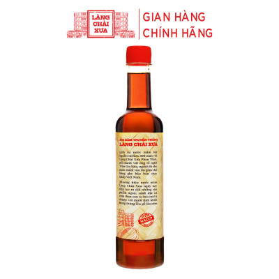 Đặc Sản Phan Thiết - Thùng 6 Chai Nước Mắm Nhỉ Cá Cơm Than Làng Chài Xưa 525Ml/Chai Sánh Đặc Thịt Cá 300 Năm Truyền Thống