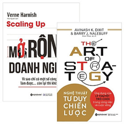 Combo Mở Rộng Doanh Nghiệp + Nghệ Thuật Tư Duy Chiến Lược (Bộ 2 Cuốn)