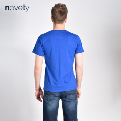 Áo thun nam Novelty cổ tròn xanh Coban NATMMTNCSR181215N