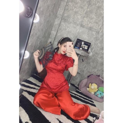 Đồ Lam Đi Chùa # Tay Phòng 3 Nút