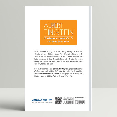 Sách - Từ những năm sau của đời tôi (Out of My Later Years) - Albert Einstein - IRED Books