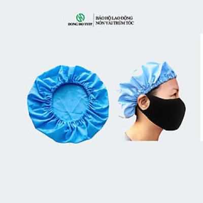 Combo 10 cái Nón vải trùm tóc cao cấp - Nón vải bảo hộ lao động chất lượng cao 