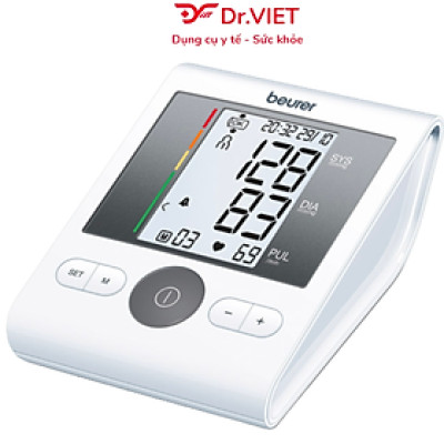 Máy đo huyết áp bắp tay hẹn giờ Beurer BM28 Chính hãng - Nhập khẩu Đức, độ chính xác cao, cảnh báo nhịp tim