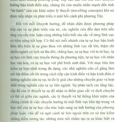 Tự Sự Học Hậu Kinh Điển Ở Việt Nam : Những Chuyển Đổi Hệ Hình Trong Nghiên Cứu Truyện Kể - Tập 1