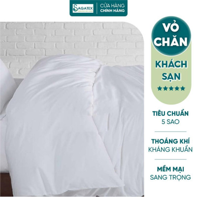 Vỏ Chăn Khách Sạn SAGATEX Công Nghệ Dệt Tiên Tiến Không Xù Lưu Thông Khí Tốt Mát Mẻ