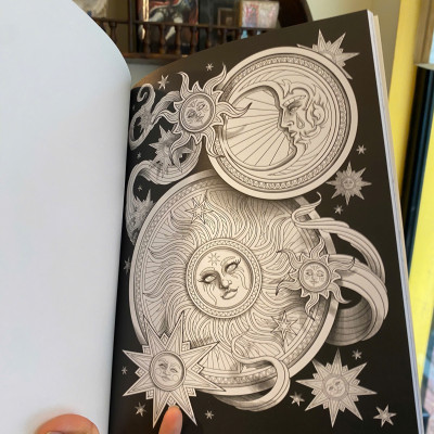 Sách - Dimensions: A 3D Colouring Book by François Gautier | Art & Design in English / Ngoại văn