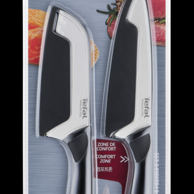 Bộ 2 dao làm bếp Tefal Comfort K221S244 (15cm, 12cm) - Hàng chính hãng