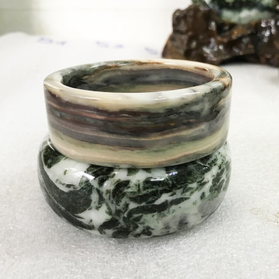 Vòng tay vuông cẩm thạch cho nam bản cao từ 2.5 đến 3cm 