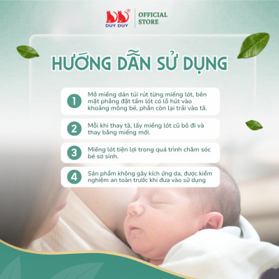 Combo 10 Gói Tấm lót sơ sinh Akari bột giấy tự nhiên 35 miếng (22x22cm) khô thoáng mát cho bé