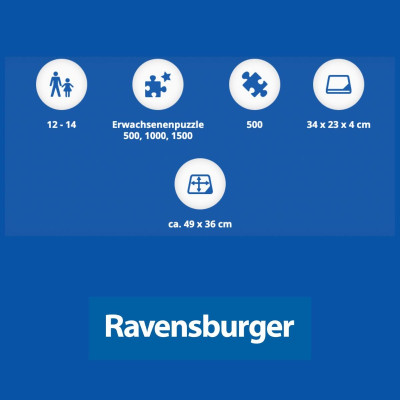 Xếp hình puzzle Rockefeller Christmas 500 mảnh RAVENSBURGER 164240