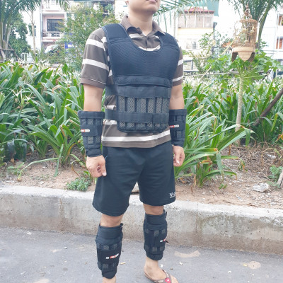 Tạ đeo chân tay, tạ cơ thể, áo tạ thể lực thể thao cao cấp phiên bản 5.0 10KG/8KG/6KG/5KG/4KG/3KG/Đôi chính hãng Kyta Sport, hỗ trợ tập luyện, giảm mỡ tăng cơ, phát triển chiều cao, sức bật và sức bền