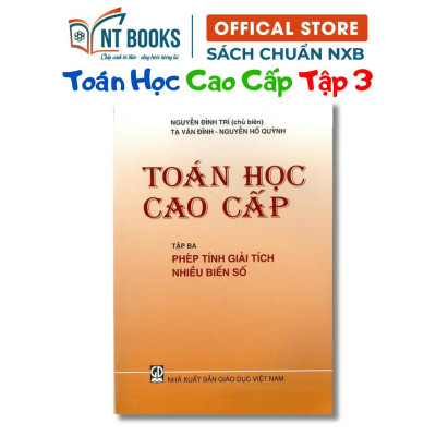 Sách - Combo Toán Học Cao Cấp Tập 1 + 2 + 3 - KHỔ NHỎ - NXB Giáo Dục - HV