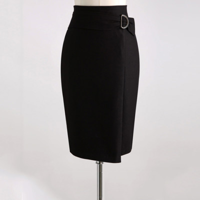 Chân váy bút chì kiểu dáng hàn quốc kèm nơ thắt sang trọng quyến rũ vải kaki thun co giãn, thoáng mát