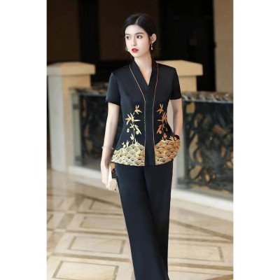 ĐỒ NAM ĐI CHÙA THIẾT KẾ CAO CẤP SJ27 THÊU CHỈ CAO CẤP