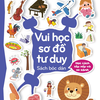 Combo Vui Học Sơ Đồ Tư Duy: Sách Bóc Dán (6 Cuốn)