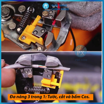 Kìm tuốt dây điện tự động INGCO HWSP102418