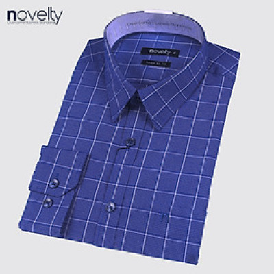 Áo sơ mi nam dài tay Novelty Bamboo Regular fit thoáng mát khử khuẩn NSMMCLMT3R230188D