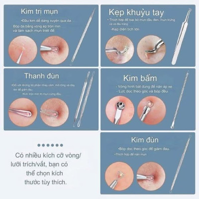 Sét Dụng Cụ Nặn Mụn JPNK Pro Hàng chính hãng