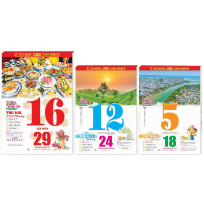 Lịch Bloc Cực Đại 2026 - Non Sông Gấm Vóc - Sách Thời Đại STĐ-NST03