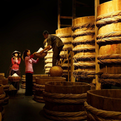 [KF] Thùng 6 chai Nước mắm nhỉ cá cơm ruột đỏ Làng Chài Xưa 500ml cá cơm vàng ngon vùng nước trồi 300 năm truyền thống chai thủy tinh