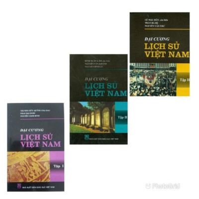 Sách - Combo Đại Cương Lịch Sử Việt Nam Tập 1 + Tập 2 + Tập 3 - HV