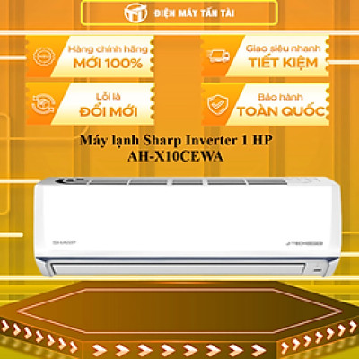 Máy lạnh Sharp Inverter 1 HP AH-X10CEWA - HÀNG CHÍNH HÃNG - CHỈ GIAO HCM