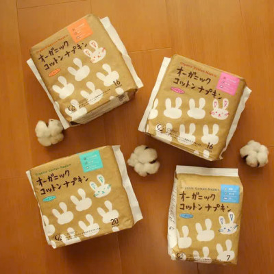 Băng Vệ Sinh Organic Không Cánh Cotton Labo Organic Napkin Non-Wings 25.5cm (16 Miếng/Gói)