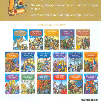 Lược Sử Thế Giới Bằng Tranh, Tập 3: Ấn Độ Và Trung Quốc Cổ Đại (Bản in màu - Tái bản 2023)