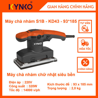 Máy chà nhám chữ nhật - KD43 cầm tay giá tốt chính hãng Kynko S1B- KD43 -93*185 # 6433