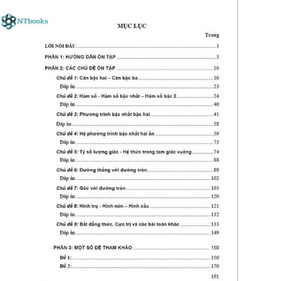 Combo 3 cuốn ôn thi vào 10 môn Toán (trắc nghiệm), Văn, Anh 