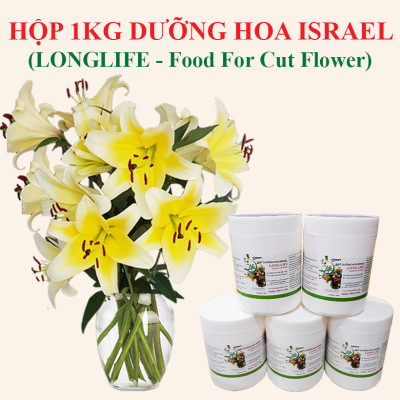 BỘT DƯỠNG HOA LONGLIFE SG CỦA ISRAEL (COMBO 5 KG) BÍ QUYẾT GIỮ HOA TƯƠI LÂU GẤP 2 LẦN DÀNH SHOP HOA BẢO QUẢN HOA CẮM BÌNH, HOA CẮM XỐP TƯƠI LÂU VÀ KHÔNG THAY HOA ĐỊNH KỲ THÁNG