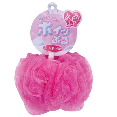 Bông tắm tròn tạo bọt mịn Kikron Ø12cm