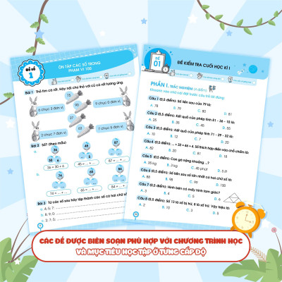 Sách - Đề Ôn Luyện Và Tự Kiểm Tra Toán Lớp 2 - Tập 1 - Megabook