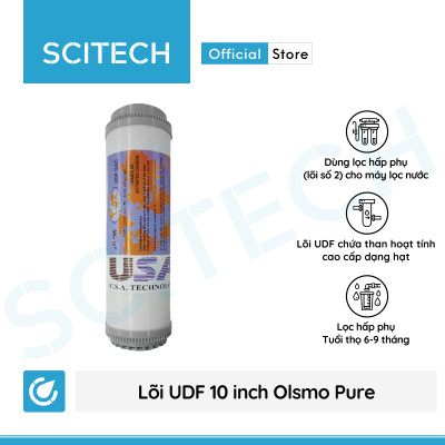 Lõi UDF 10 inch Olsmo Pure by Scitech - Lõi số 2 máy lọc nước RO, bộ lọc thô - Hàng chính hãng