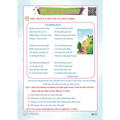 Sách - Combo Ôn Hè Toán và Tiếng Việt 2 - Chương Trình Mới - Dành cho học sinh lớp 2 lên 3 (2 cuốn)