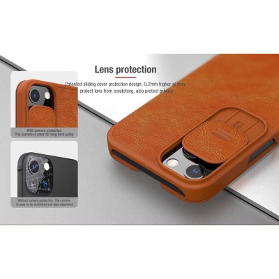 Bao da ví cái thẻ cho Smart Phone 14 Pro Max , 14 PLus , 13 Pro max có lắp trượt bảo vệ camera cao cấp hiệu NIllkin - hàng nhập khẩu