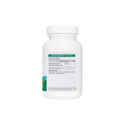 VIÊN UỐNG HỖ TRỢ GIẤC NGỦ CHIẾT XUẤT RỄ SÂM ẤN ĐỘ LAC ASHWAGANDHA ROOT 500MG (60 VIÊN)