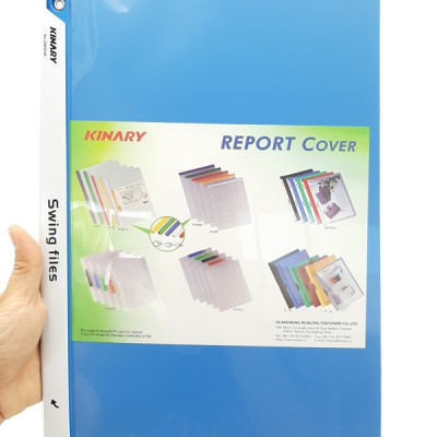 Bìa Gạt Kinary QW324A - Màu Xanh