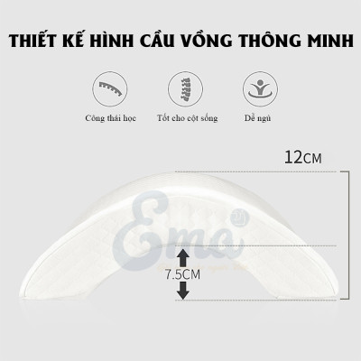 Gối cầu vồng đa năng EMA cho dân văn phòng - Thiết kế luồn tay thông minh không tê mỏi