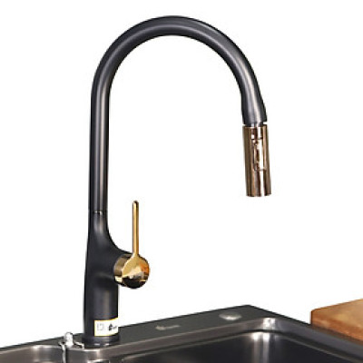 Vòi rửa nóng lạnh cao cấp xoay 360 đồng mạ tĩnh điện chân không Juno sofa Teady VCCT-221