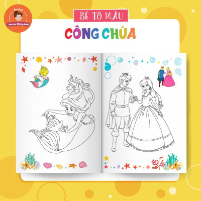Sách Combo Bé Tô Màu Công Chúa Túi 6 Cuốn - Minh Long
