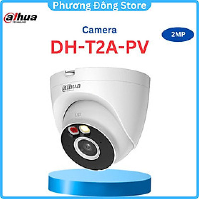 Camera Wifi DAHUA DH-T2A-PV 2M Ngoài Trời, Có Màu Ban Đêm, Đàm Thoại Hai Chiều và Có Cảnh Báo Chuyển Động - Hàng chính hãng
