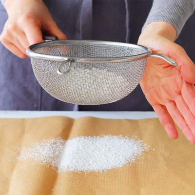 Vợt lọc thực phẩm inox Echo Metal Ø15cm - Hàng nội địa Nhật Bản