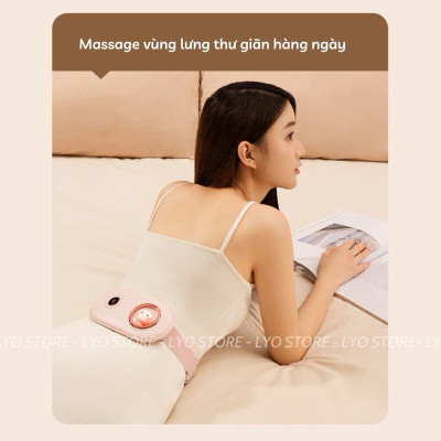 quà tặng phụ nữ- Đai massage bụng 10 chế độ- Đai chườm nóng đau bụng kinh tại Nguyễn Gia group Cao Đạt