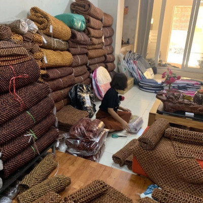 Chiếu Hạt Gỗ Trắc Mộc Cao Cấp - Kích Thước 1,2mx1,9m ( video ,hình thật ) 