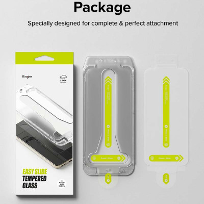 [Combo 2] Dán cường lực Google Pixel 10 / Pixel 9 RINGKE Easy Slide Tempered Glass - Hàng Chính Hãng