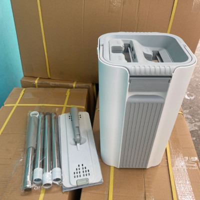 Bộ lau nhà GOSO Plus có thùng lau nhà 2 ngăn tự vắt, cây lau nhà xoay 360 độ giúp lau sàn làm sạch