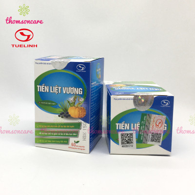 Tiền liệt vương - Hỗ trợ giảm tiểu đêm, tiểu buốt - Hộp 60 viên chính hãng Tuệ linh