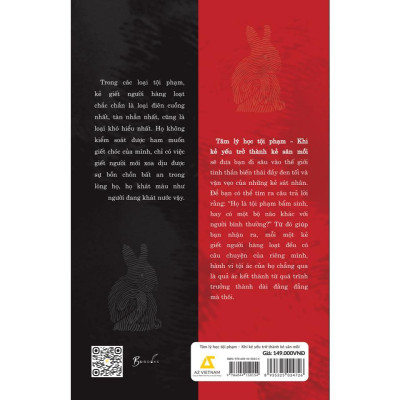 Sách - Tâm Lý Học Tội Phạm - Khi Kẻ Yếu Trở Thành Kẻ Săn Mồi - AZ Việt Nam